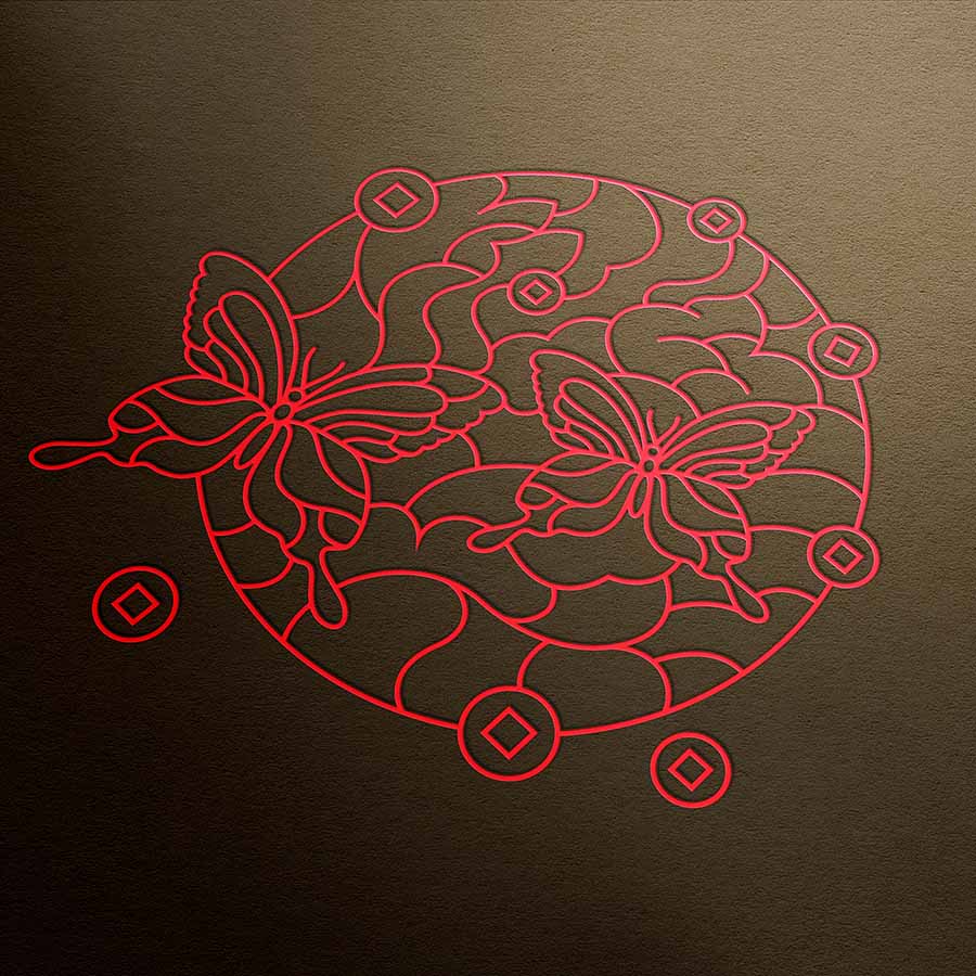 Butterfly Letterpress CNY 2017